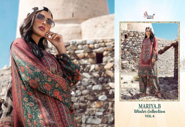 Shree Mariya B Winter Collection 4 Pashmina Pakistani Salwar Kameez